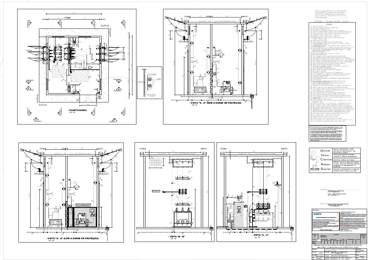 Projeto de subestação elétrica - Processo 3